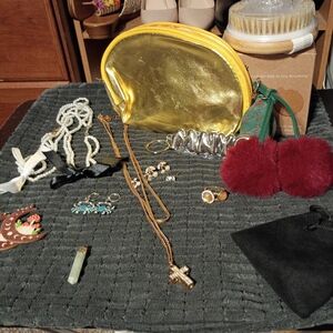 Jewelry, Keychain, Misc Lot For Gifting Or Repurpose